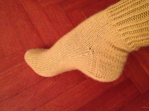 calzini maglia  5 ferri