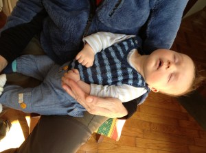 gilet neonato maglia