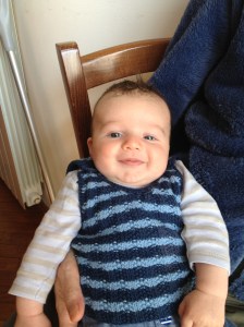 gilet neonato maglia