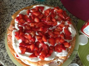 foto torta fragole