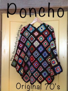 Poncho original 70's