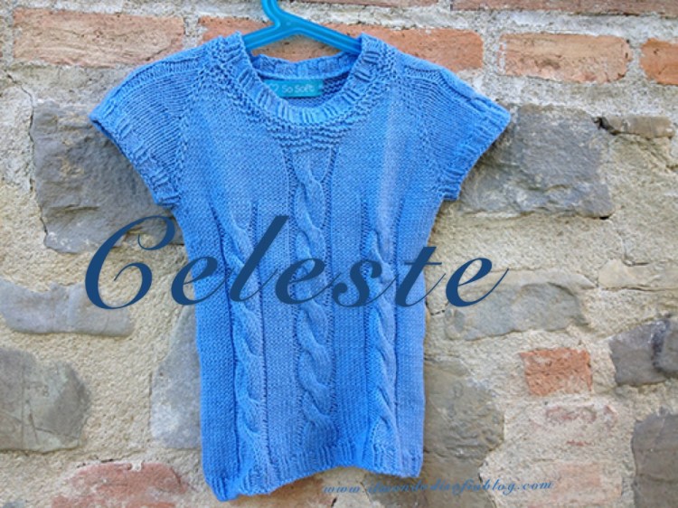 celeste golf topdown maniche corte