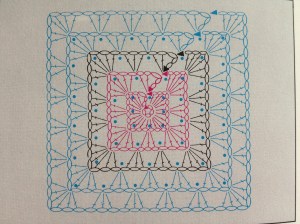 Poncho original 70's