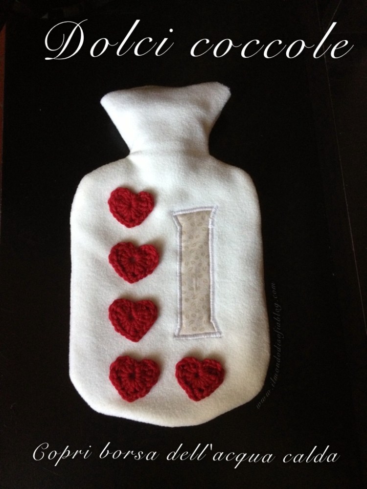 Dolci coccole: copri borsa dell'acqua calda