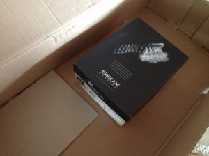 scatola con nome che si illumina