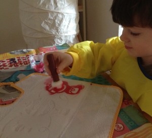 sacchetto stoffa per asilo