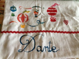 sacchetto stoffa per asilo