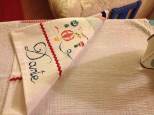 sacchetto stoffa per asilo