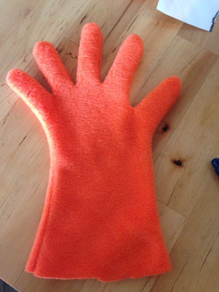 tutorial guanti in pile