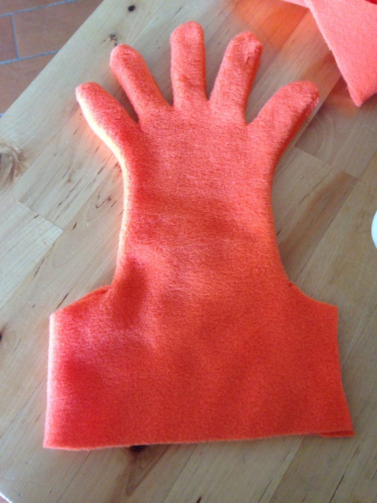 tutorial guanti in pile