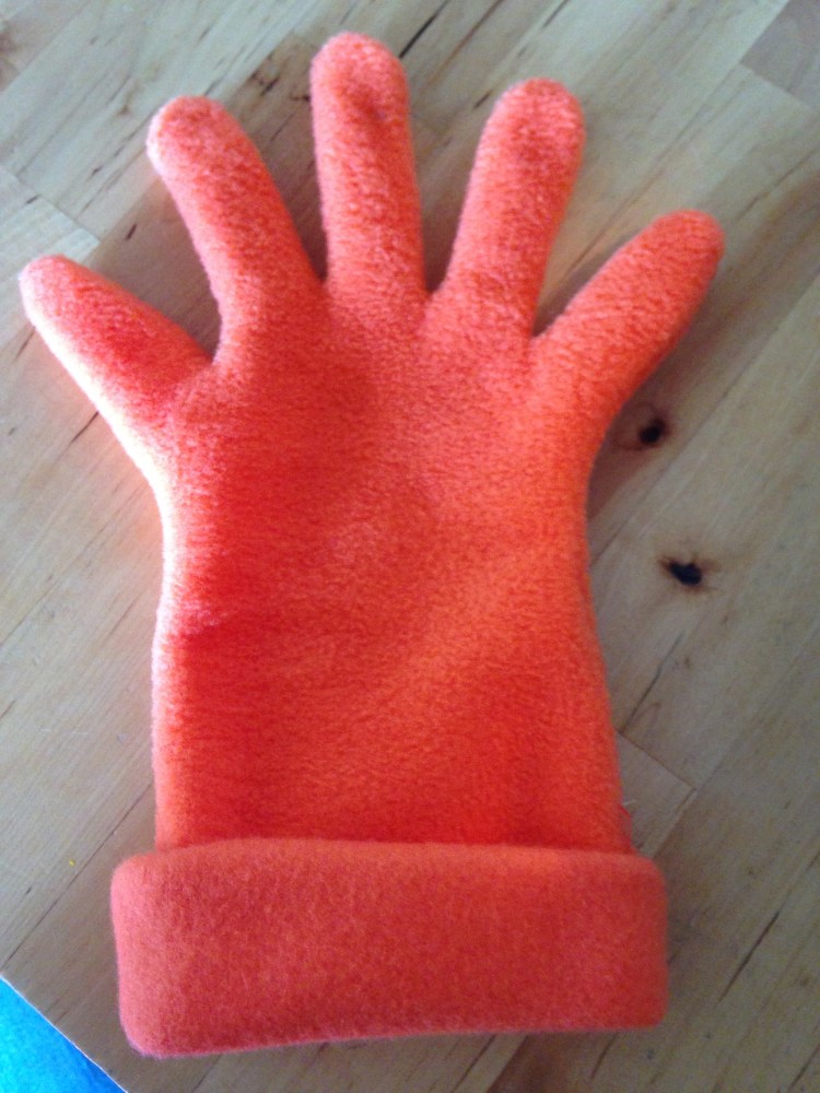tutorial guanti in pile