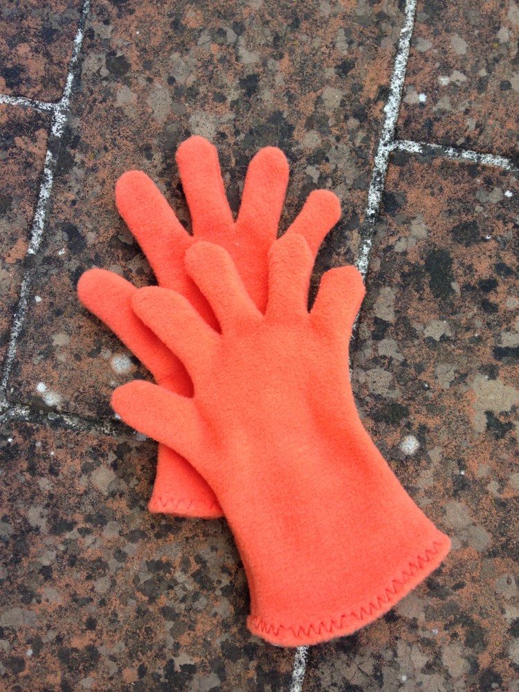 tutorial guanti in pile